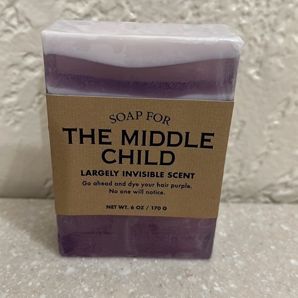 Middle child soap one bar nwt cute funny quote soap - Picture 4 of 6